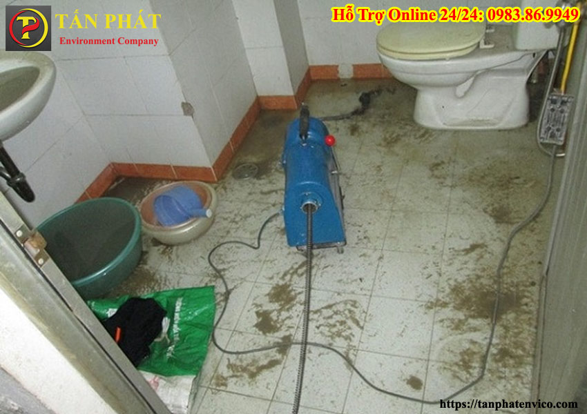 Hiện tượng cống thoát nước sàn bị tắc