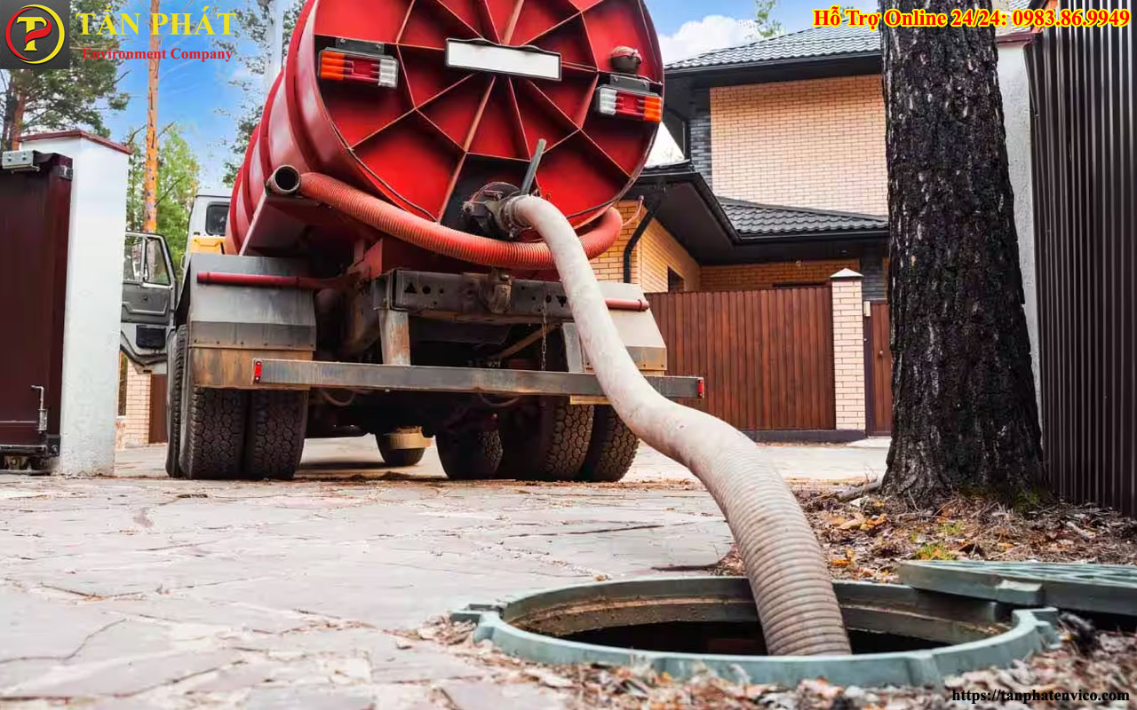 xe hút bể phốt định kỳ