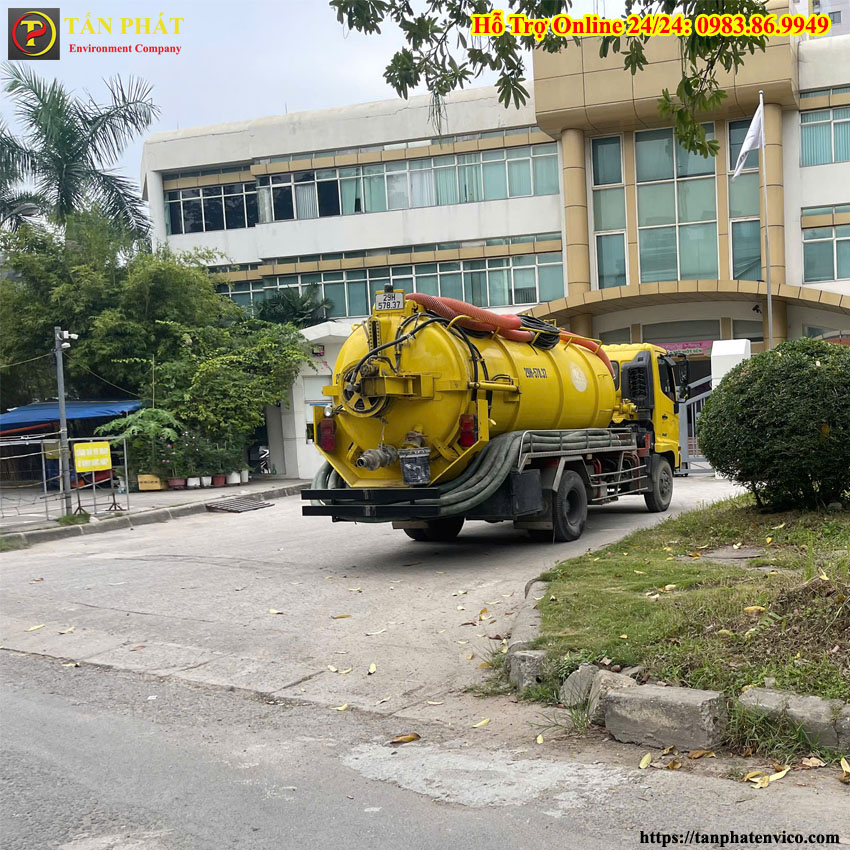 hút bể phốt quận hoàng mai