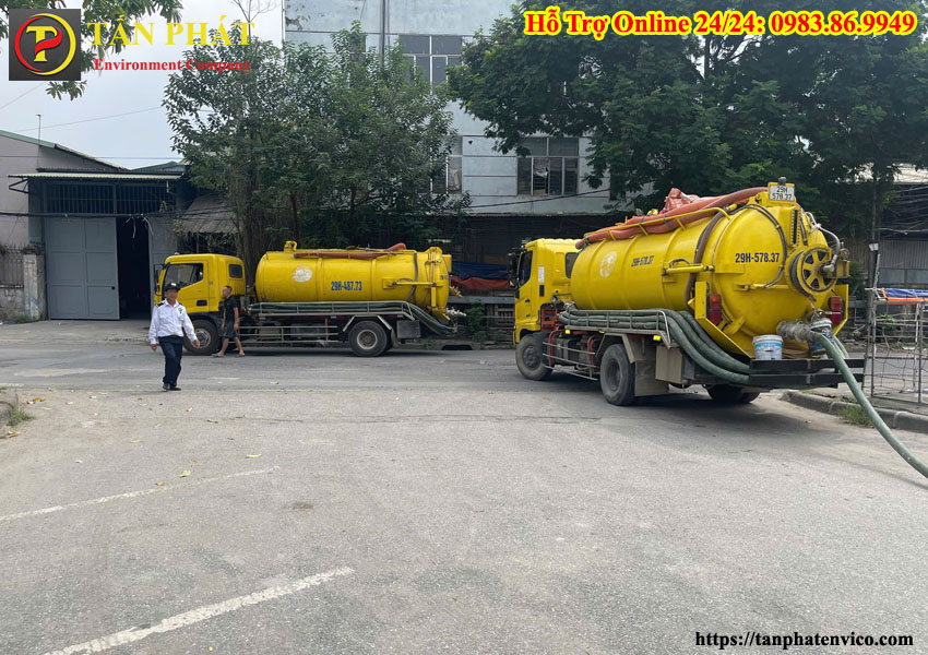 hút bể phốt tại hà đông