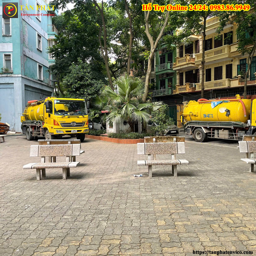 hút bể phốt tại hoàng mai