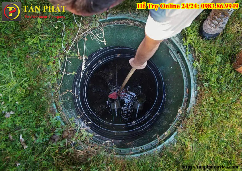 kiểm tra xử lý bế phốt bị đầy