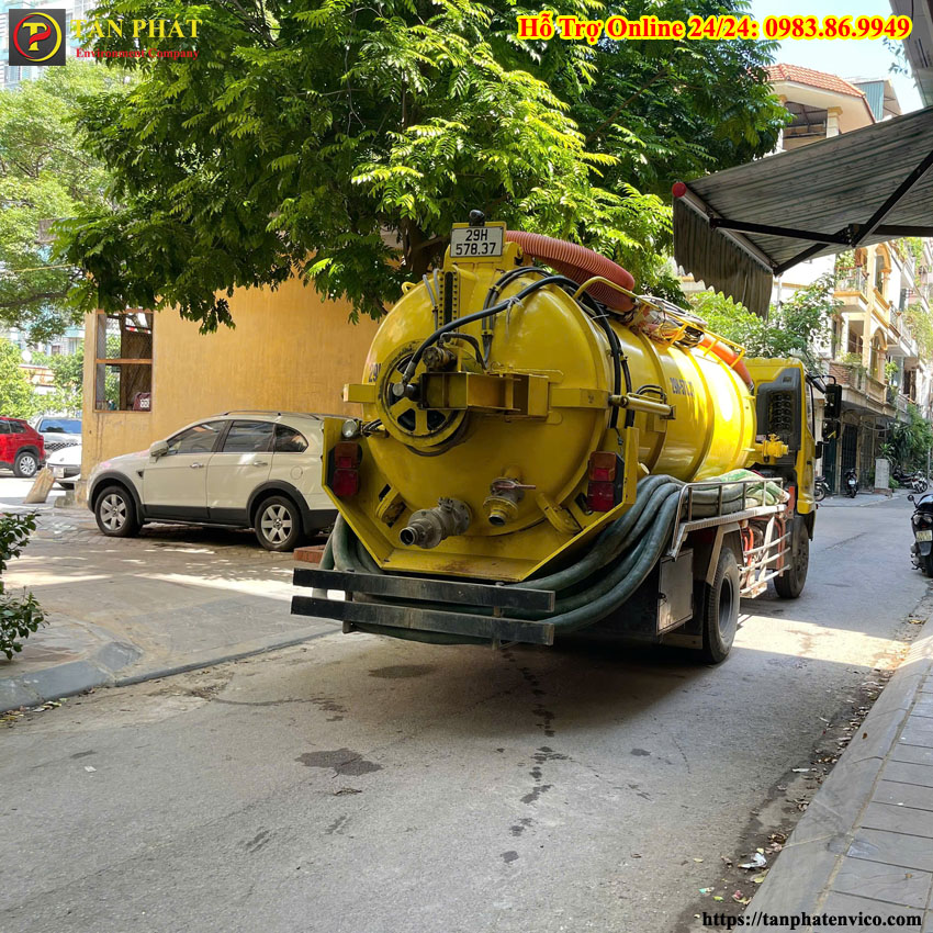 thông hút bể phốt tại nam từ liêm