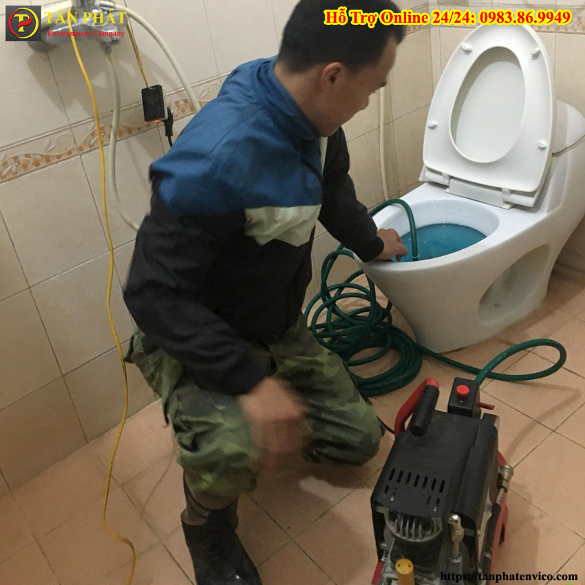 thông tắc bồn cầu quận hai bà trưng