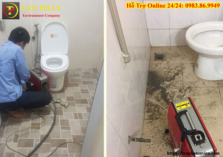 thông tắc bồn cầu tại đông anh