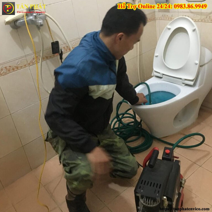 thông tắc bồn cầu tại đống đa