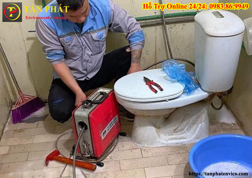 thông tắc bồn cầu tại hai bà trưng