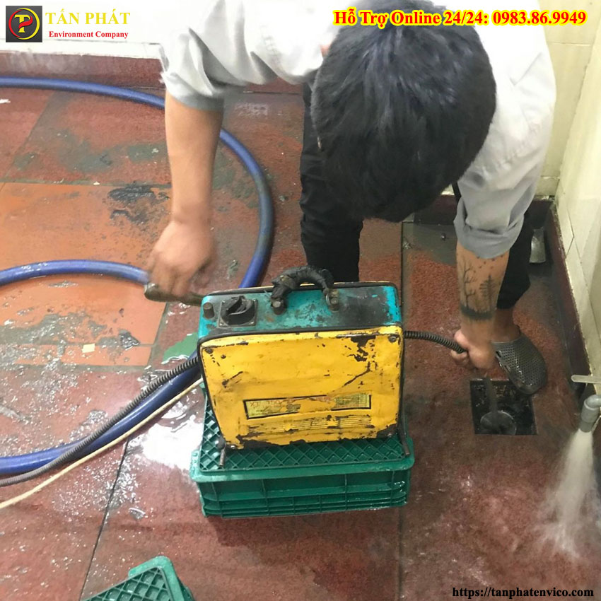 thông tắc cống tại long biên