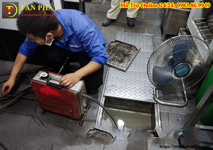 thông tắc cống bồn cầu tại đan phượng