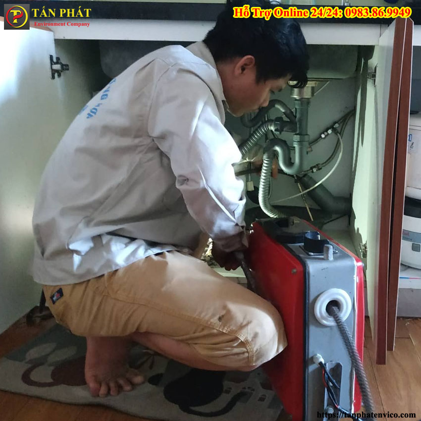 thông tắc cống bồn cầu tại phú xuyên