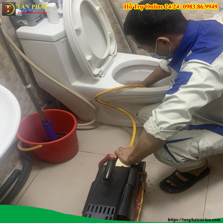 thông tắc cống bồn cầu tại sóc sơn