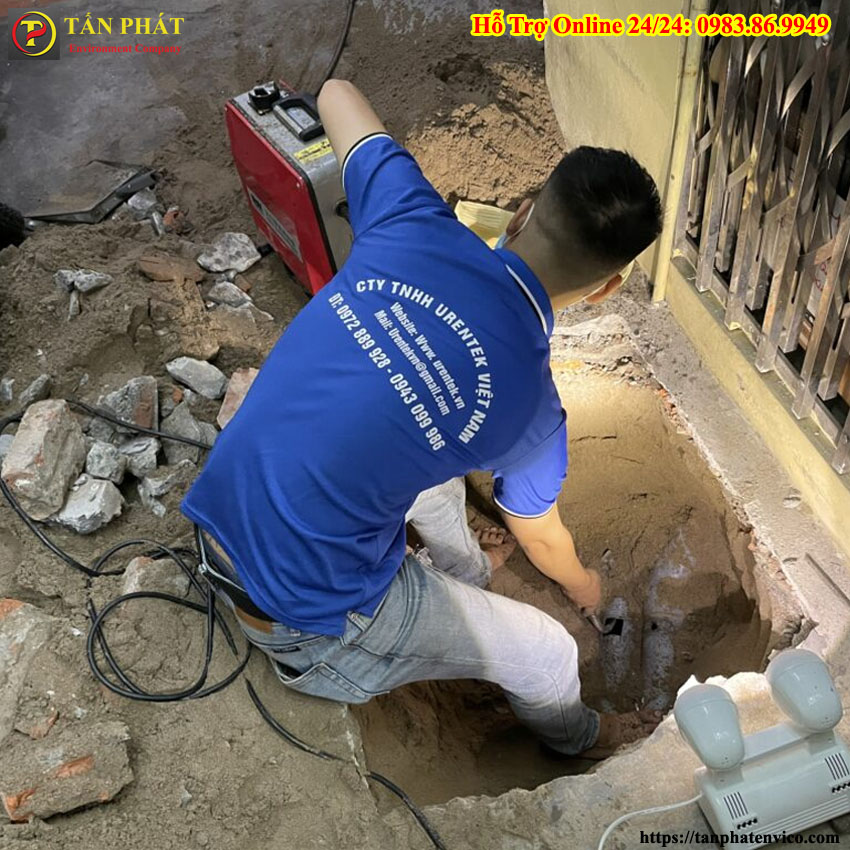 thông tắc cống bồn cầu tại thanh oai