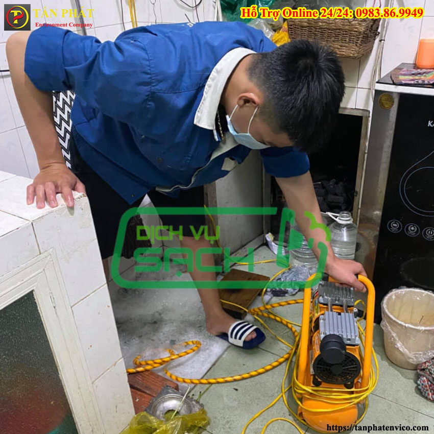 thông tắc cống bồn cầu tại thường tín