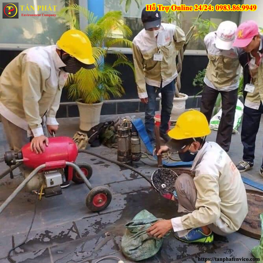 thông tắc cống bồn cầu tại thanh trì