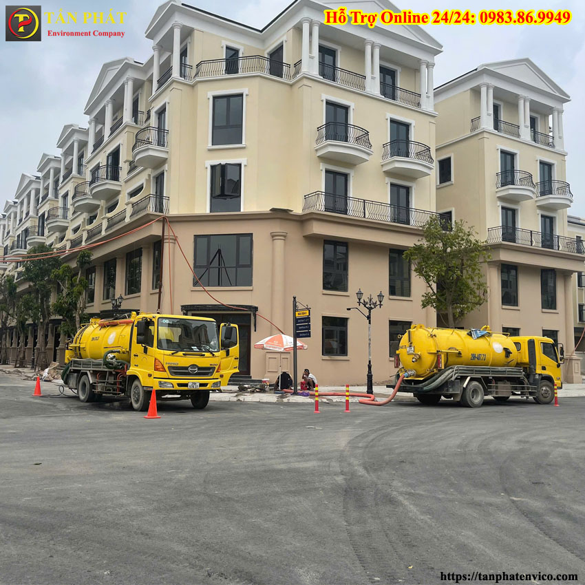 Xe thông hút bể phốt của Tấn Phát Envico