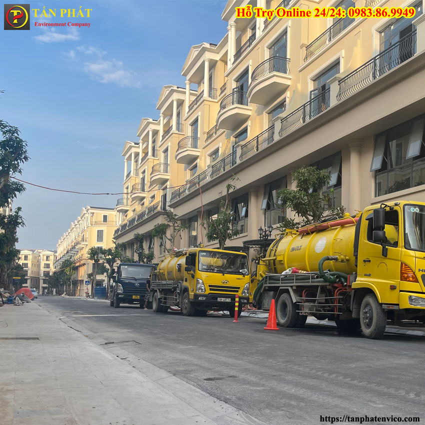 Xe hút bể phốt tại Bắc Ninh