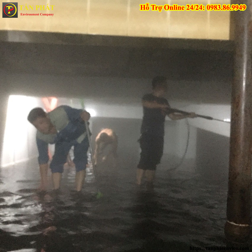 thau rửa bể nước ngầm tại nam từ liêm