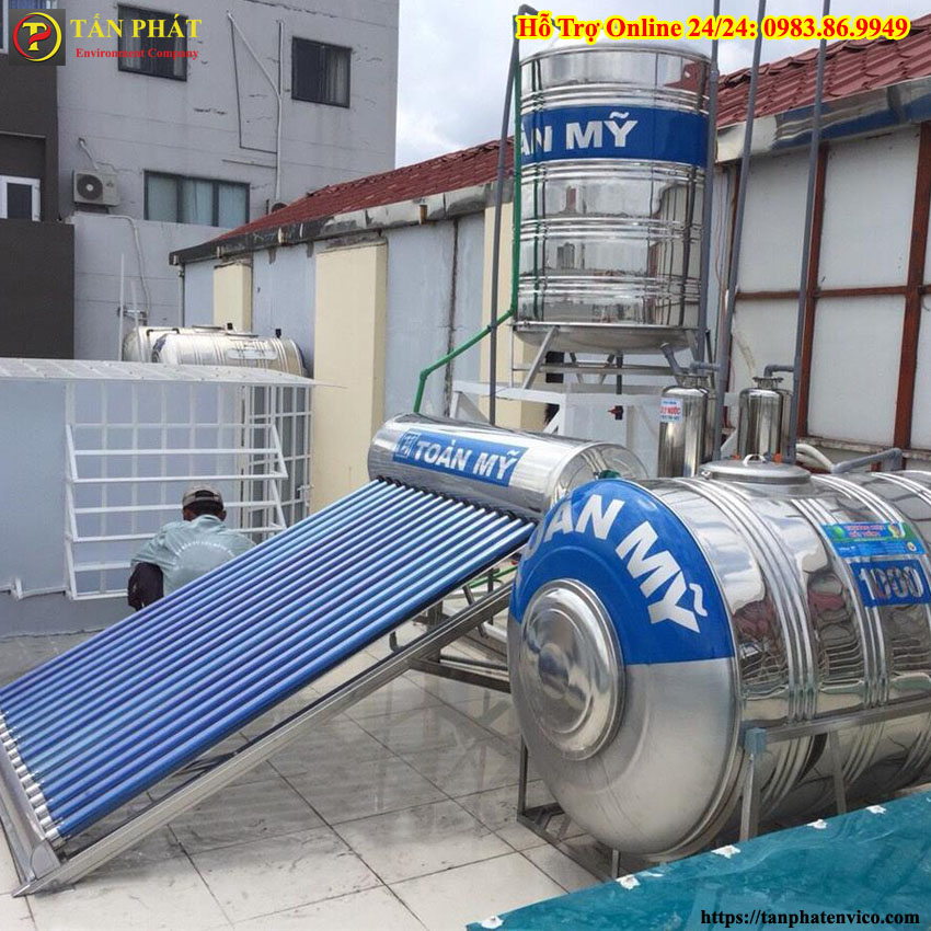 Thau rửa bồn nước inox tại Đống đa