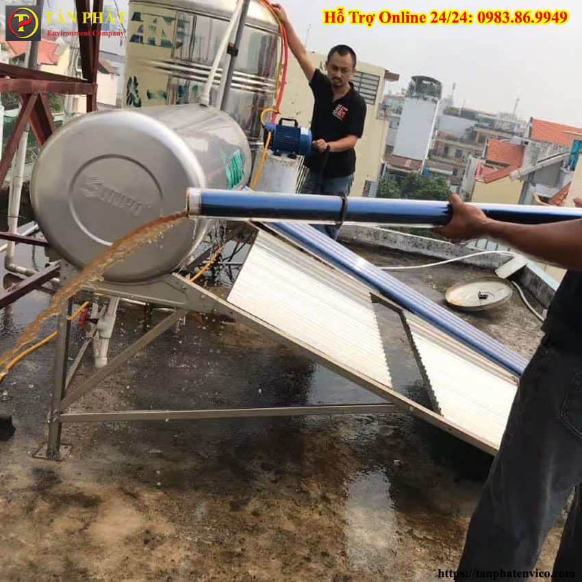 Thau rửa bồn nước inox tại Hai bà trưng