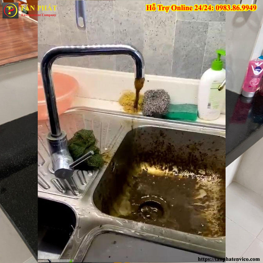 vệ sinh đường ống nước sinh hoạt