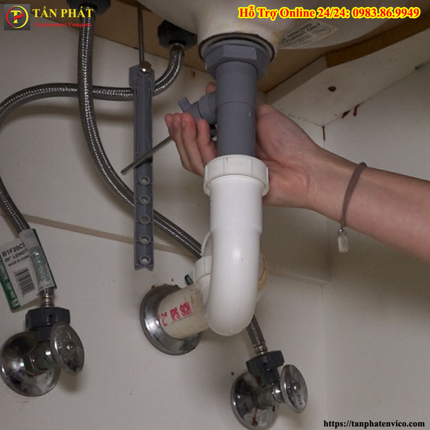 Cách tháo nút chặn bồn rửa mặt