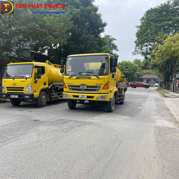 hút bể phốt hầm cầu bệnh viện