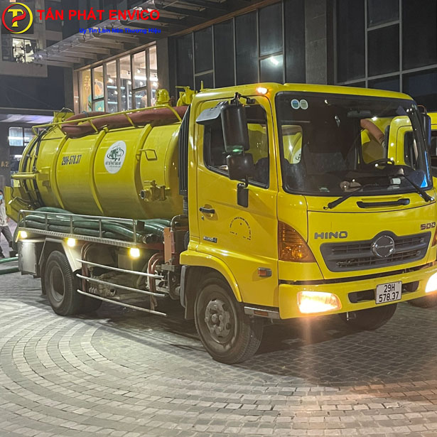 hút bể phốt chung cư tòa nhà