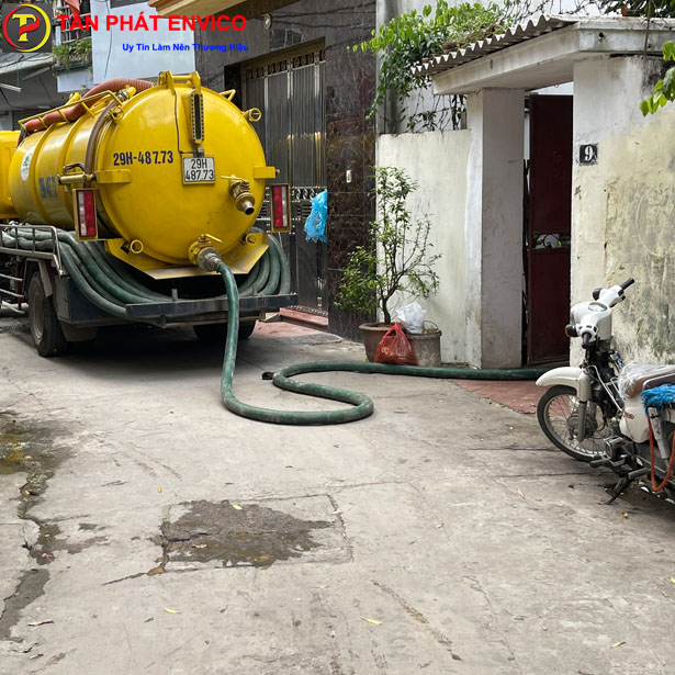 hút bể phốt gia đình