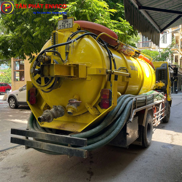 hút hầm mỡ bể tách mỡ