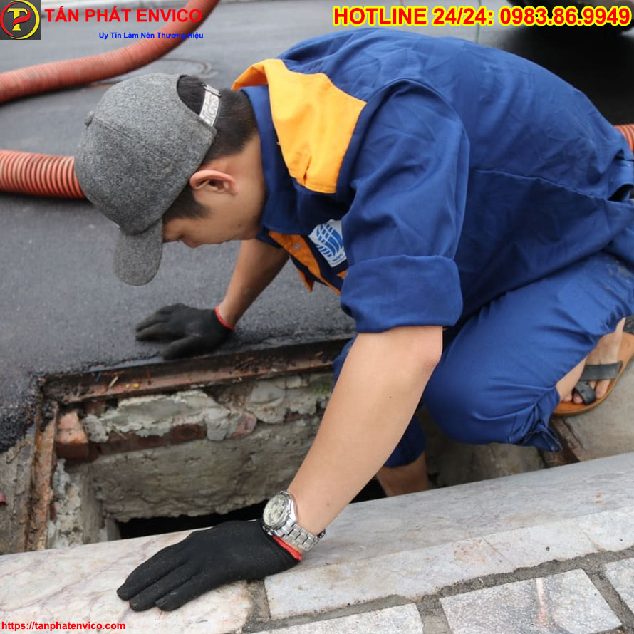 Nạo vét cống rãnh hố ga tại Hải Phòng