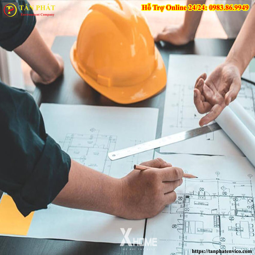 bản vẽ thi công bể phốt 3 ngăn