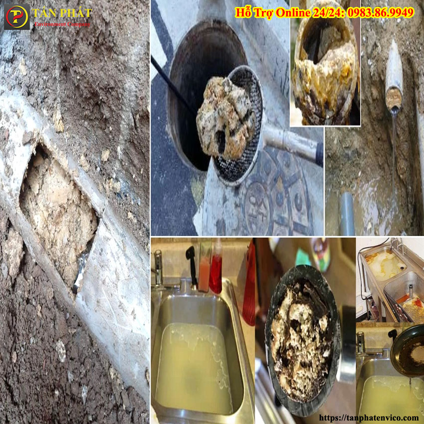 bể tách mỡ nhà hàng