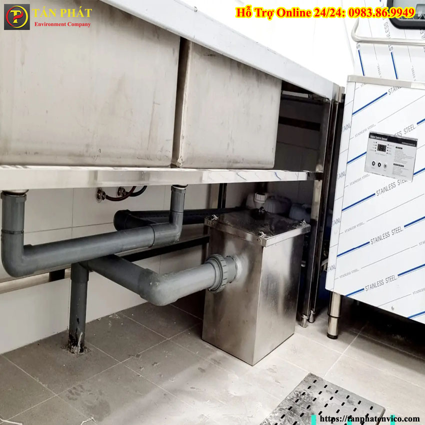 Bể tách mỡ nhà hàng