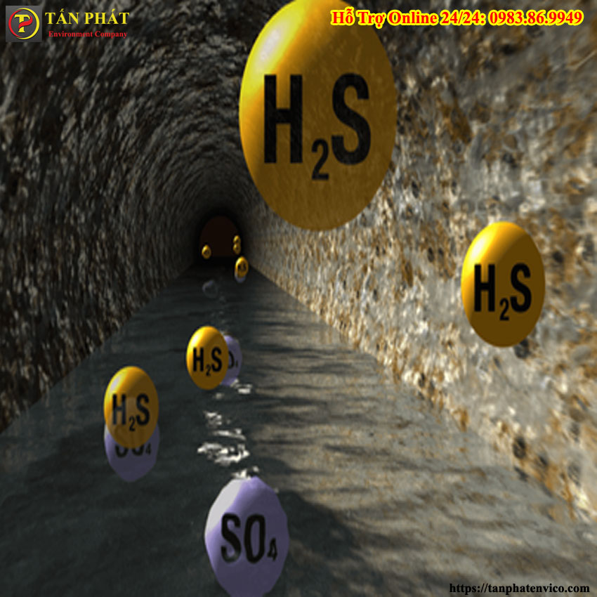 khí h2s thoát lên sàn
