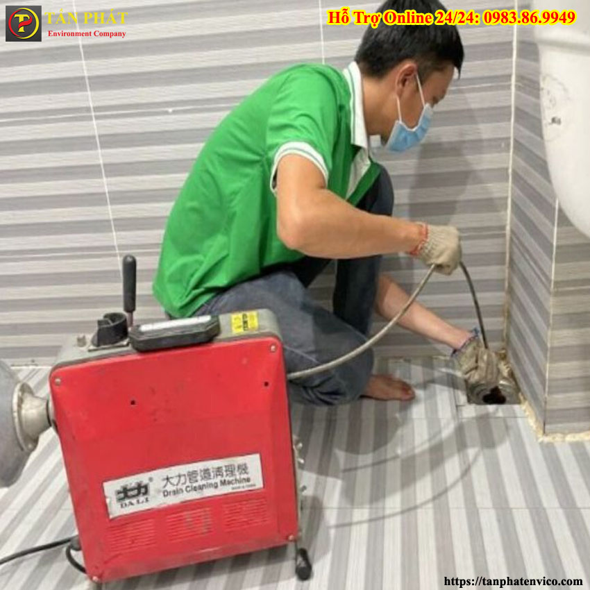 sử lí cống bị tắc
