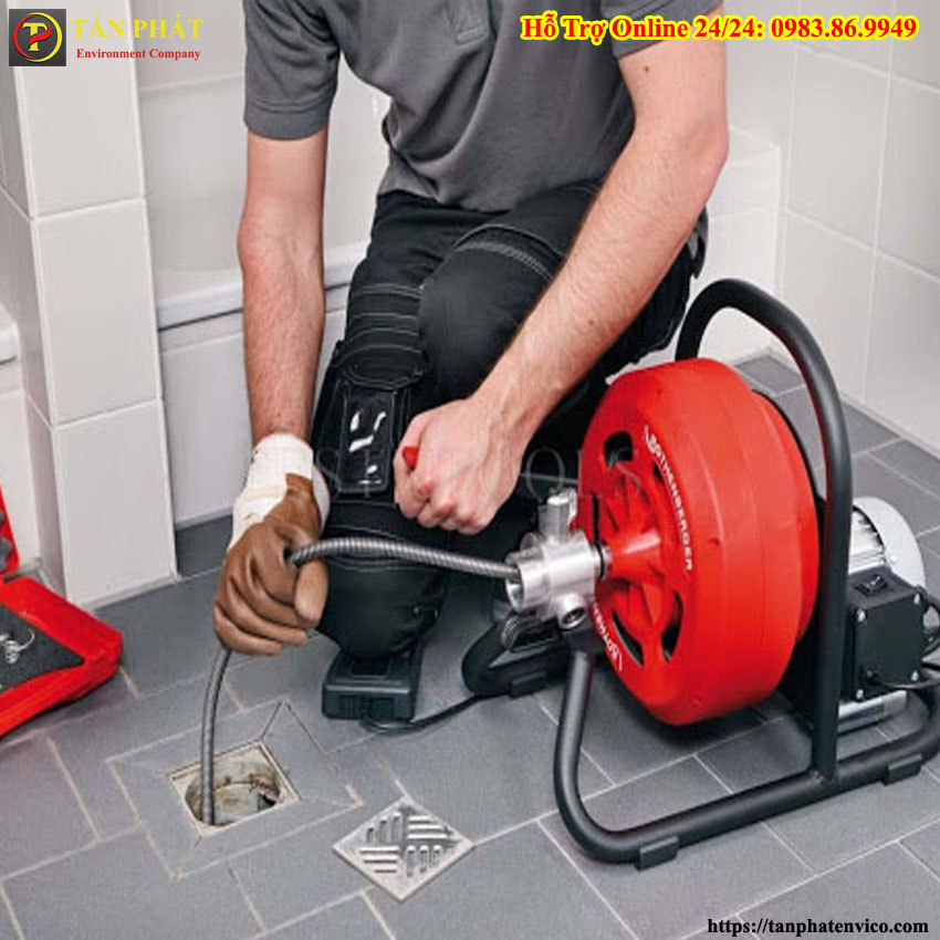 sử lí đường ống cống bị tắc