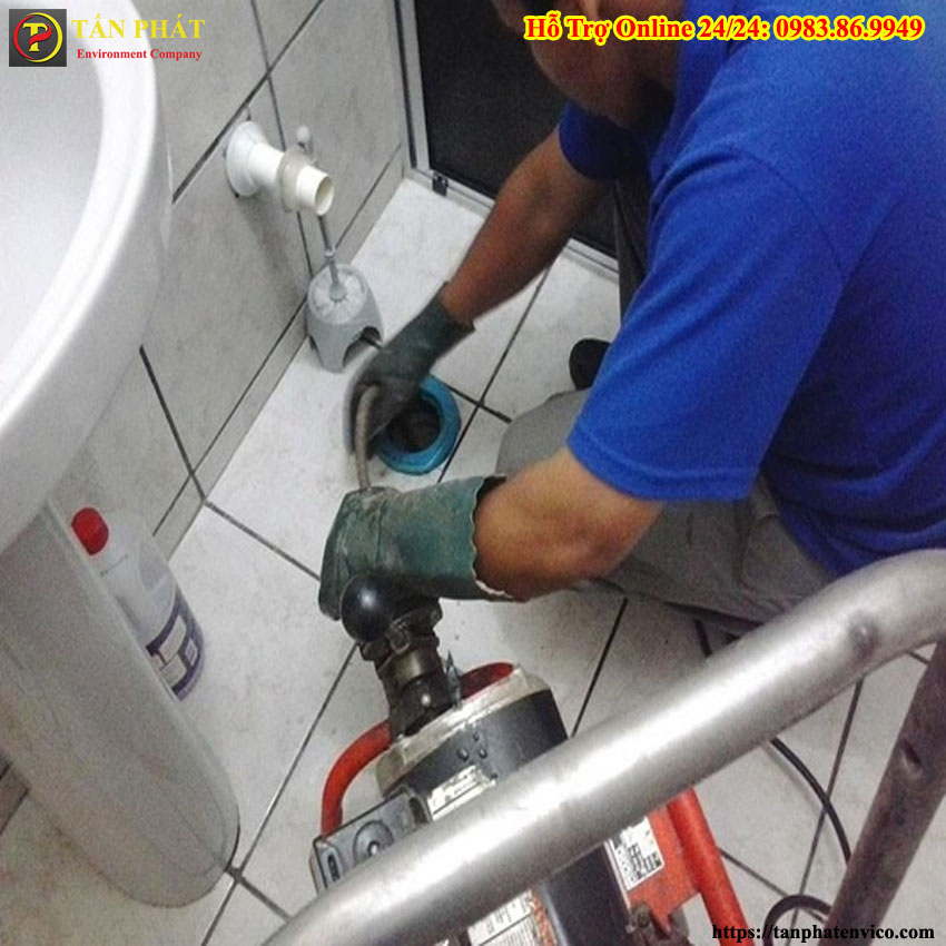 thông cống mỡ công nghiệp