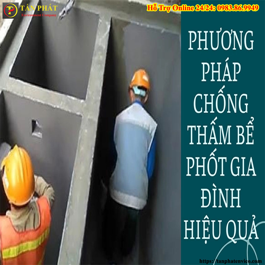 phương pháp chống thấm bể phốt
