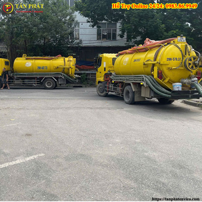 điều phối xe hút hầm cầu