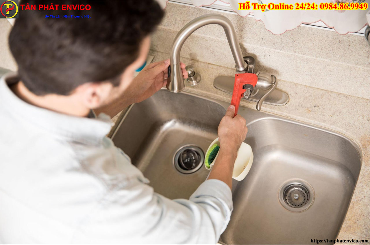 khắc phục chậu rủa bát bị nhỏ rọt